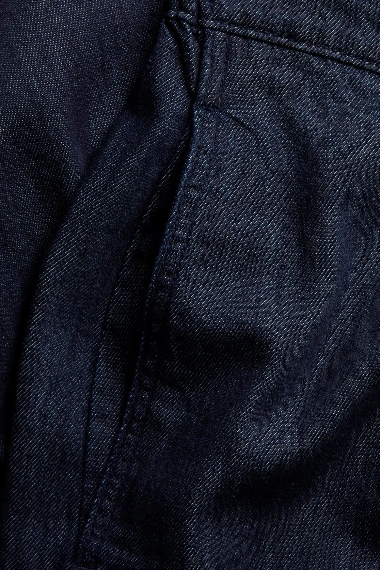 Pull-on-farkut barrel fit cropped | Tumma denim | Naiset | Kappahl