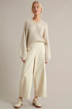 Pull on -housut barrel fit | Vaaleanbeige | Naiset | Kappahl