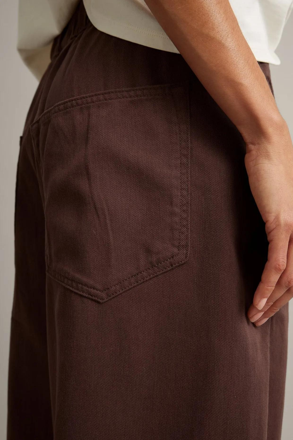 Pull on -housut | Viininpunainen | Naiset | Kappahl