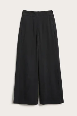 Pull-on-housut wide fit | Musta | Naiset | Kappahl