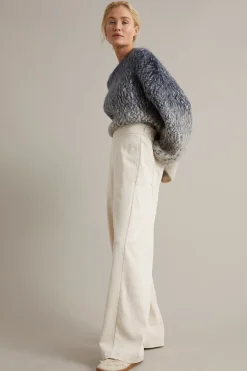 Pull-on-housut wide fit | Vaaleanbeige | Naiset | Kappahl