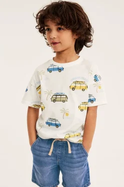 Pull-on-malliset pehmeät farkkushortsit | Tumma denim | Lapset | Kappahl