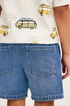 Pull-on-malliset pehmeät farkkushortsit | Tumma denim | Lapset | Kappahl