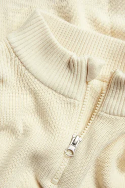 Puolivetoketjullinen neulepusero | Vaaleanbeige | Lapset | Kappahl