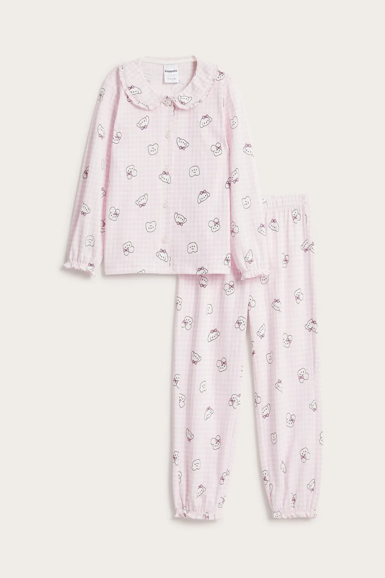 Puuvillaa oleva paitapyjama | Pinkki | Lapset | Kappahl