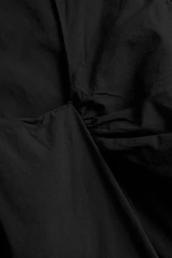 Puuvillan ja viskoosin sekoitteesta valmistettu toppi | Musta | Naiset | Kappahl