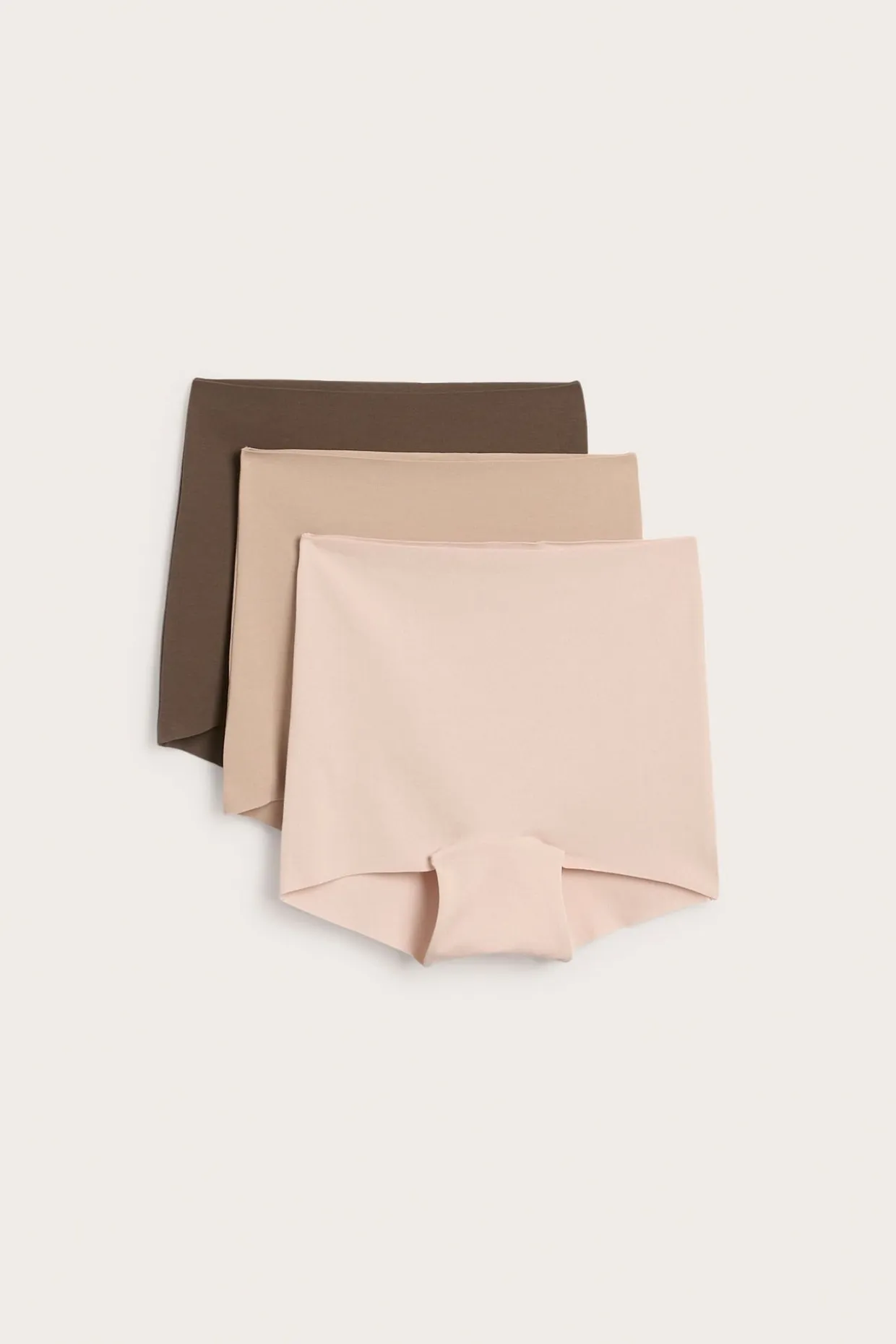Puuvillasekoitebokserit, 3-pack | Vaaleanpunainen | Naiset | Kappahl