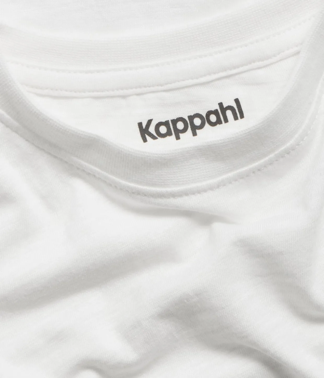 Puuvillatrikoota oleva lyhythihainen t-paita | Luonnonvalkoinen | Lapset | Kappahl