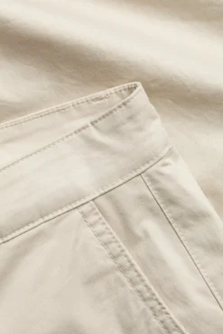 Puuvillatvilliä olevat chinoshortsit | Vaaleanbeige | Miehet | Kappahl