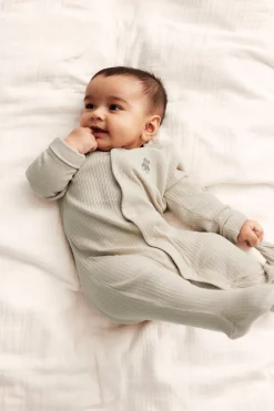 Pyjama brodeerauksella | Beige | Vauvat | Newbie
