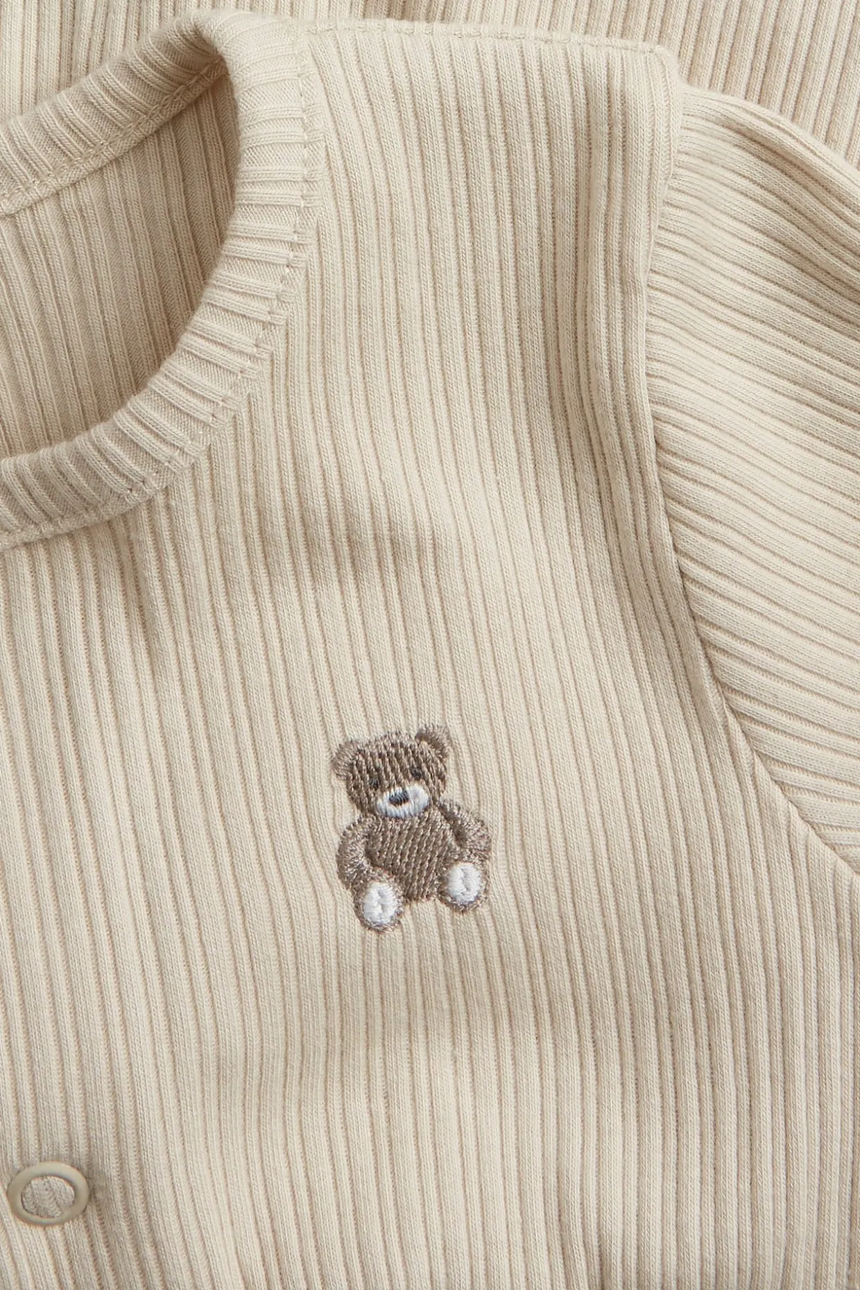 Pyjama brodeerauksella | Beige | Vauvat | Newbie