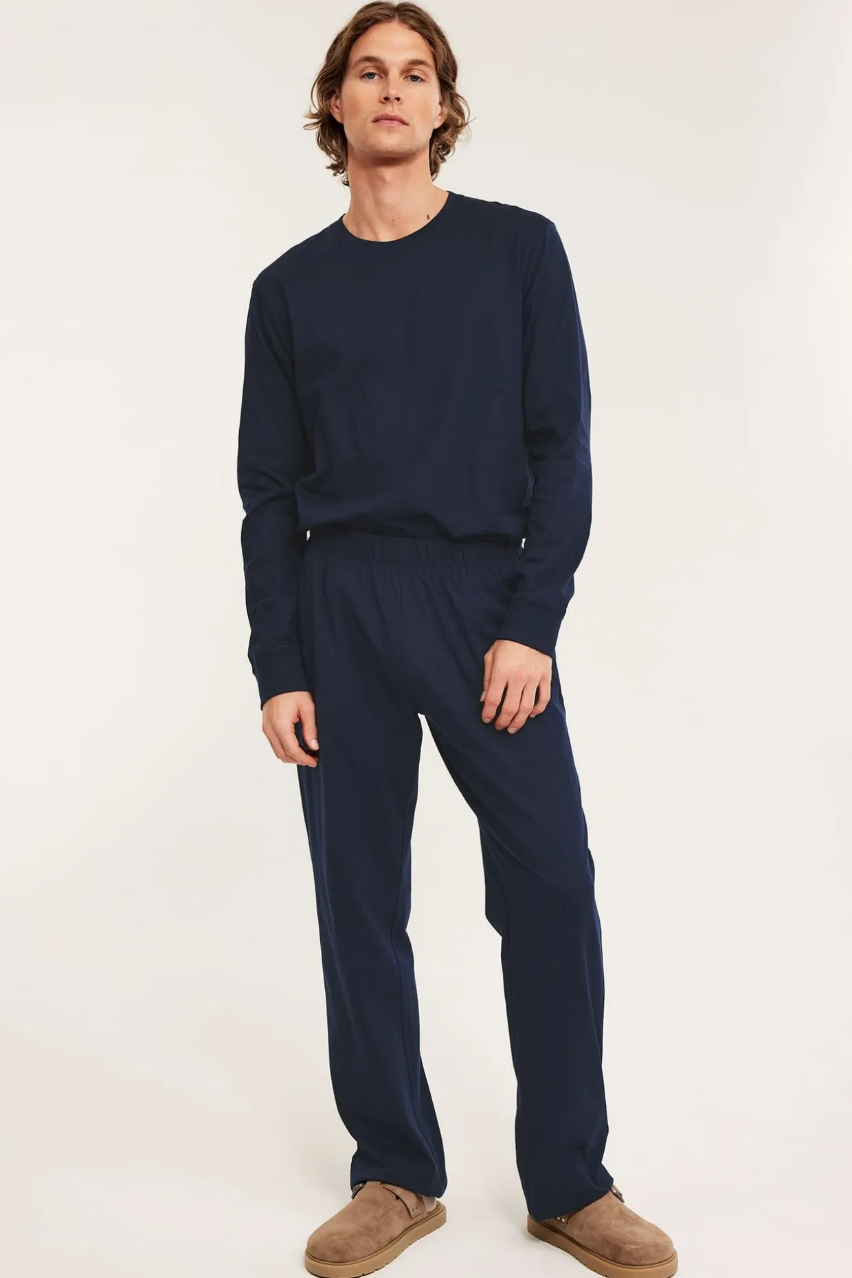 Pyjamahousut | Tummansininen | Miehet | Kappahl