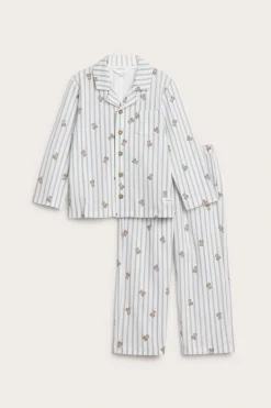 Pyjama, jossa nallekarhukuviointi | Vaaleansininen | Lapset | Newbie