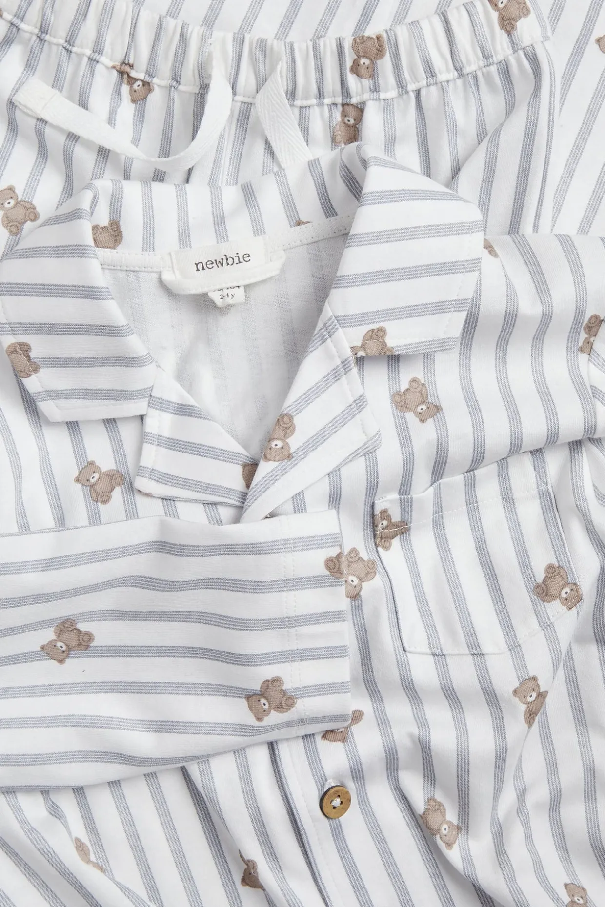 Pyjama, jossa nallekarhukuviointi | Vaaleansininen | Lapset | Newbie
