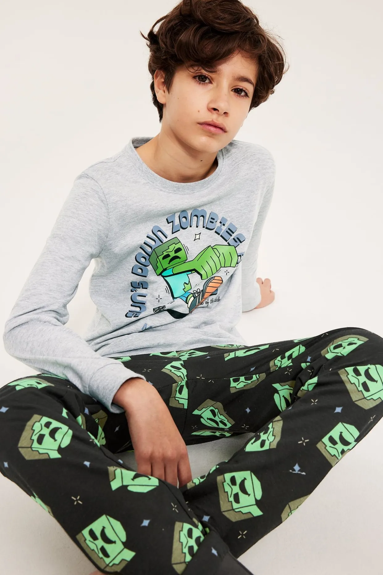 Pyjama Minecraft | Musta | Lapset | Kappahl