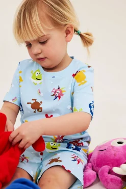 Pyjamasetti, Babblarna | Vaaleansininen | Vauvat | Kappahl