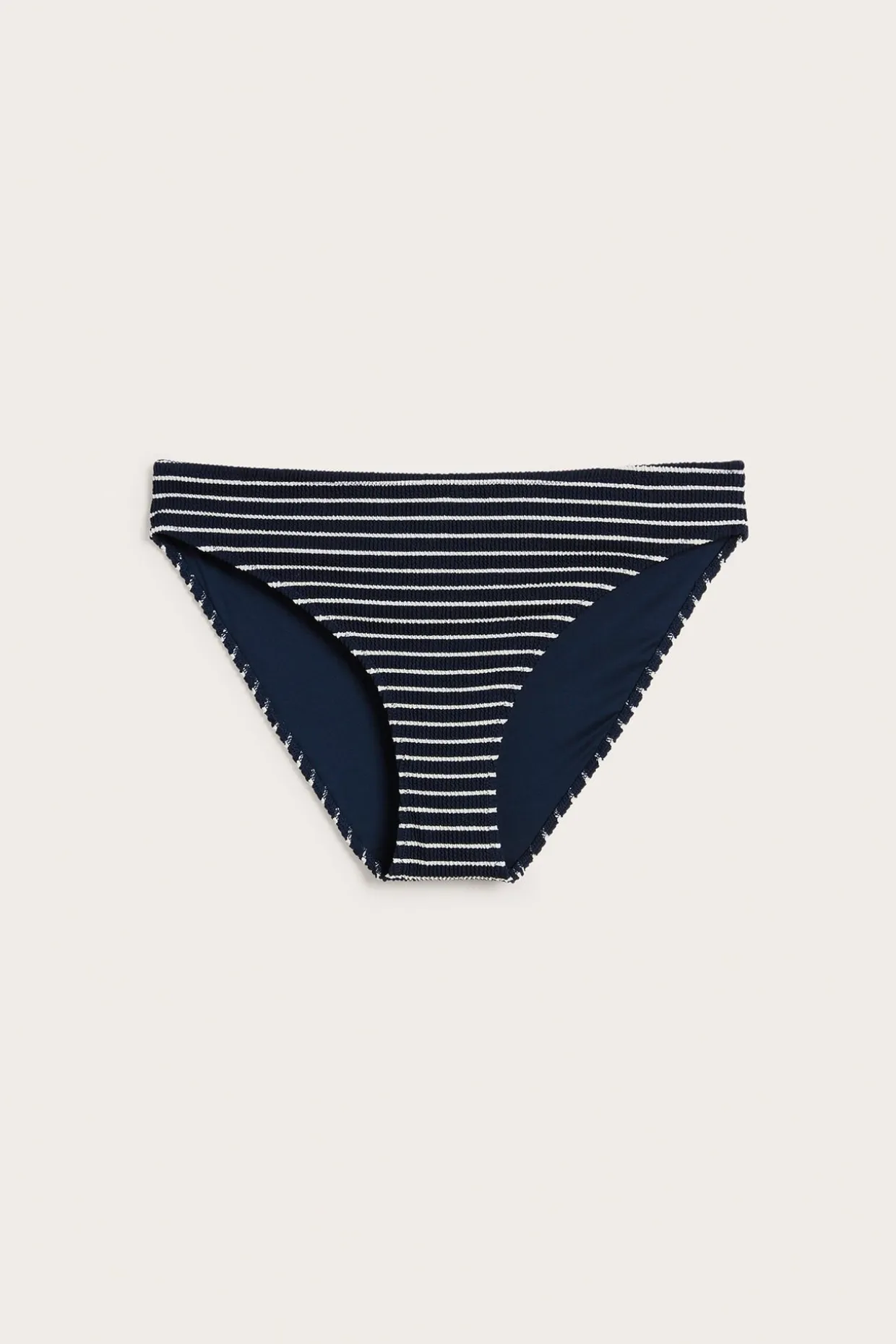 Raidallinen bikinialaosa | Tummansininen | Naiset | Kappahl