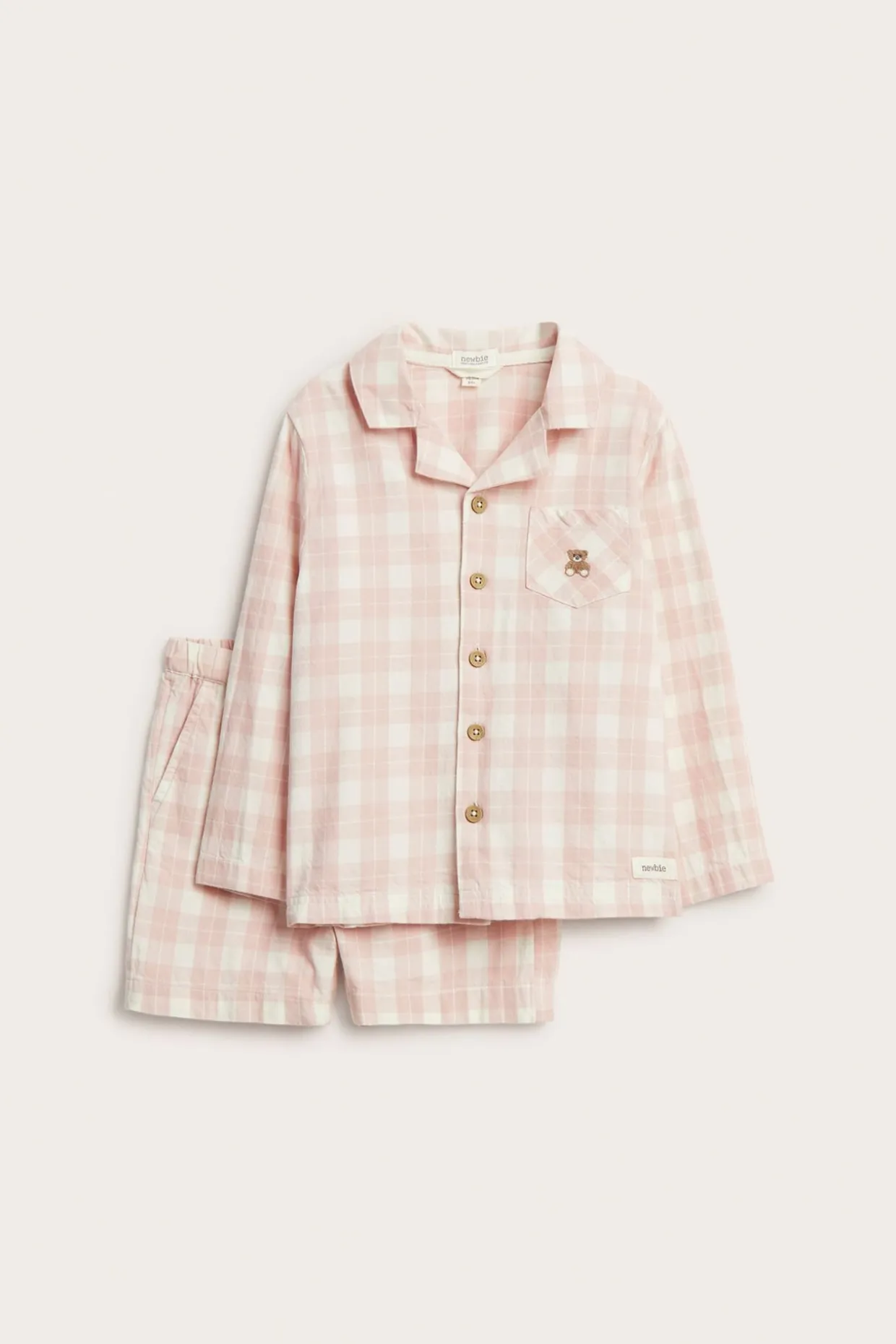 Raidallinen pyjama | Pinkki | Lapset | Newbie
