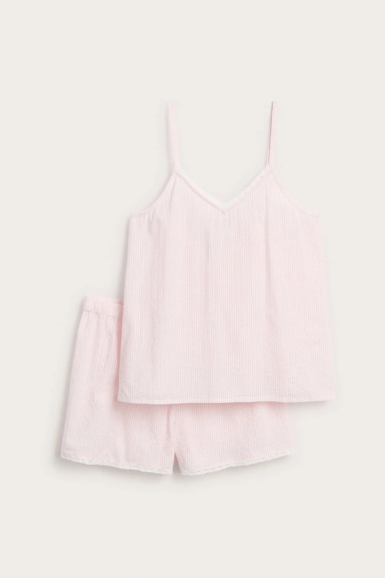 Raidallinen pyjama | Pinkki | Lapset | Kappahl