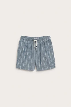 Raidalliset, kudotut shortsit | Sininen | Lapset | Newbie