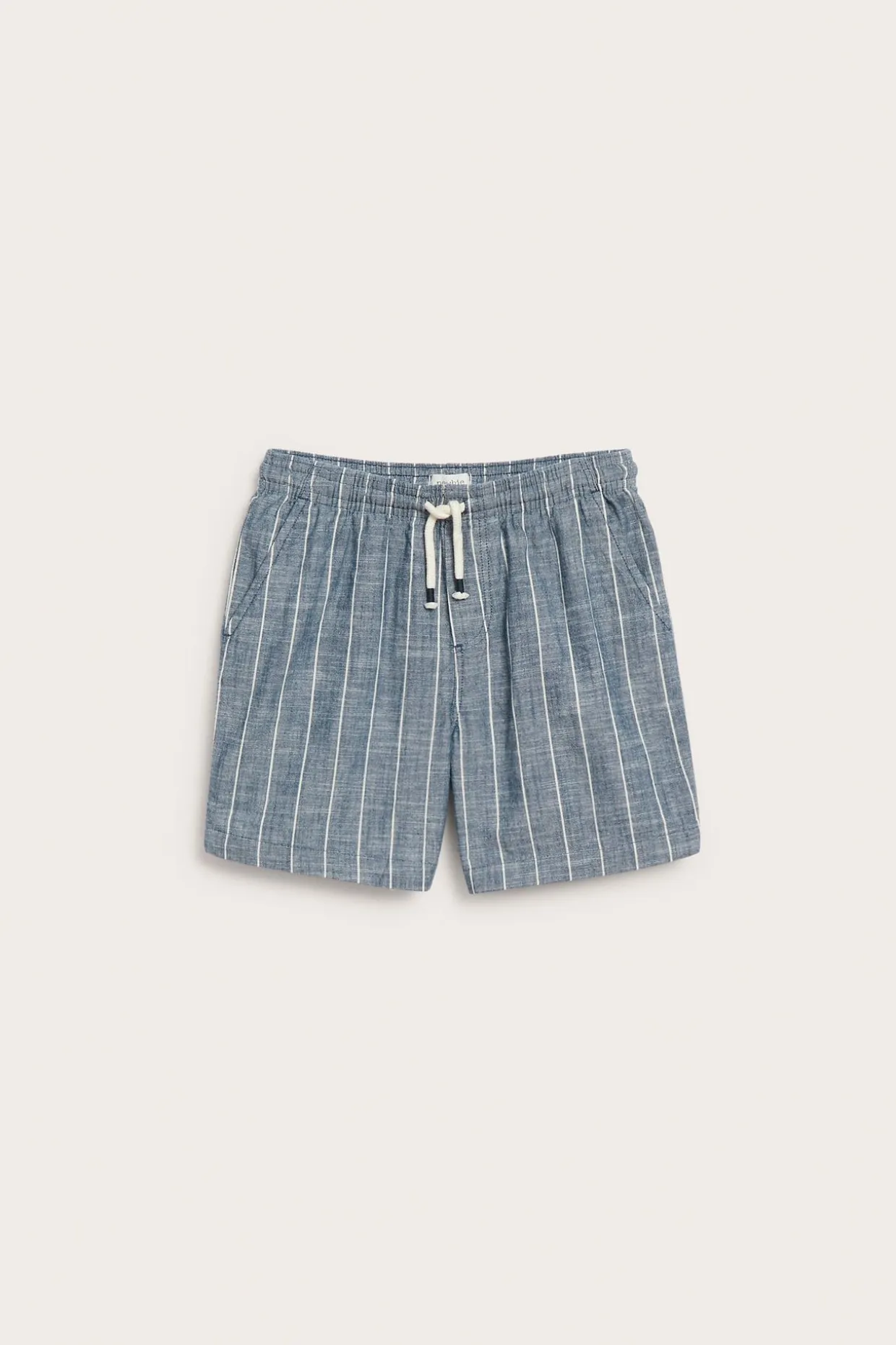 Raidalliset, kudotut shortsit | Sininen | Lapset | Newbie