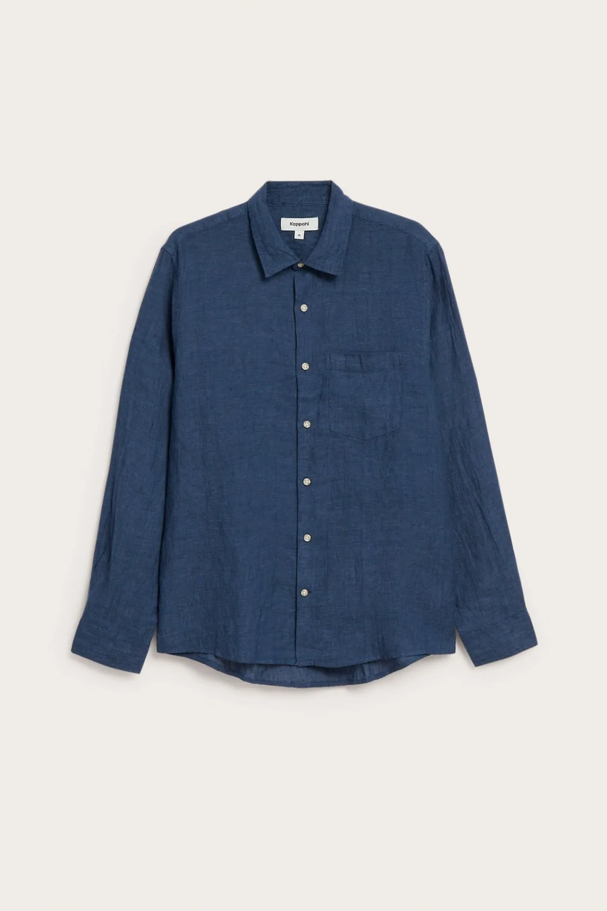 Regular fit -pellavapaita | Tummansininen | Miehet | Kappahl
