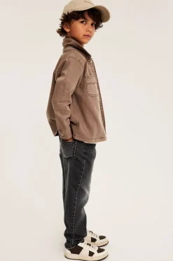 Relaxed jeans | Hopeanharmaa | Lapset | Kappahl