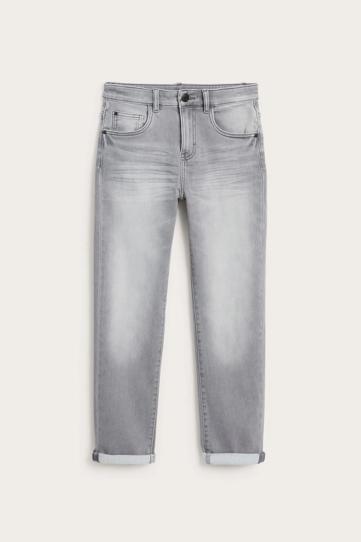 Relaxed jeans jogger denim | Hopeanharmaa | Lapset | Kappahl