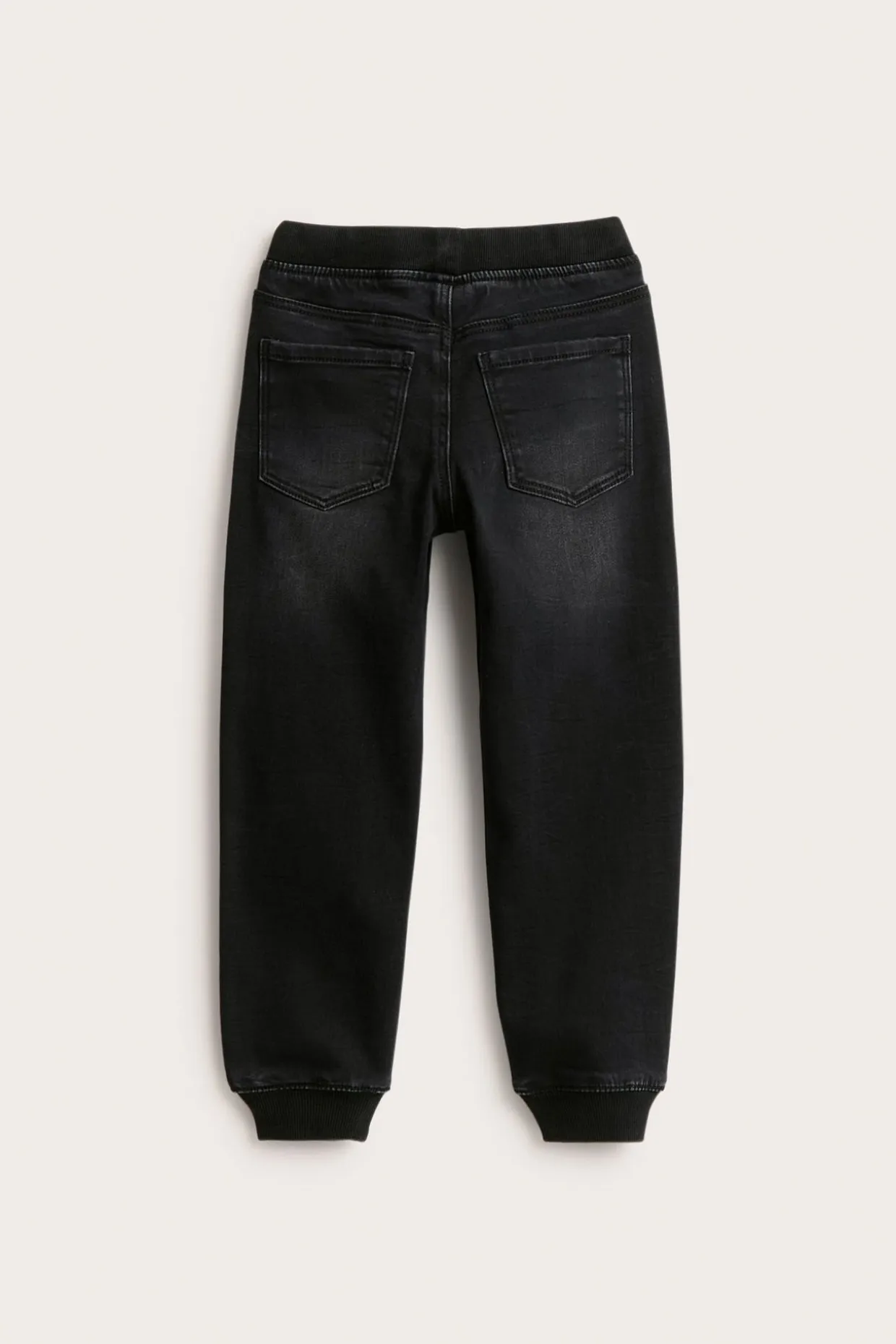 Relaxed jeans jogger denim | Musta denim | Lapset | Kappahl