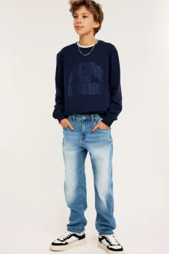 Relaxed jeans jogger denim | Vaalea denim | Lapset | Kappahl
