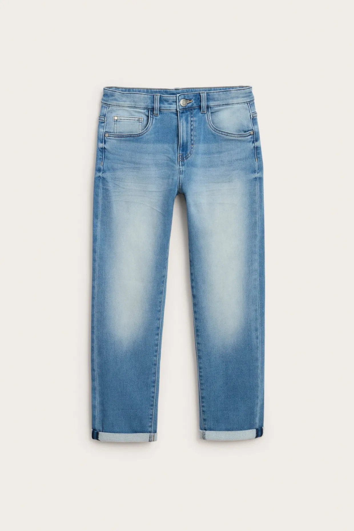 Relaxed jeans jogger denim | Vaalea denim | Lapset | Kappahl