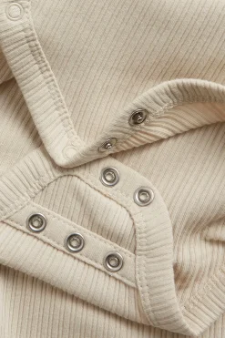 Ribattu kietaisumallinen body | Beige | Vauvat | Newbie