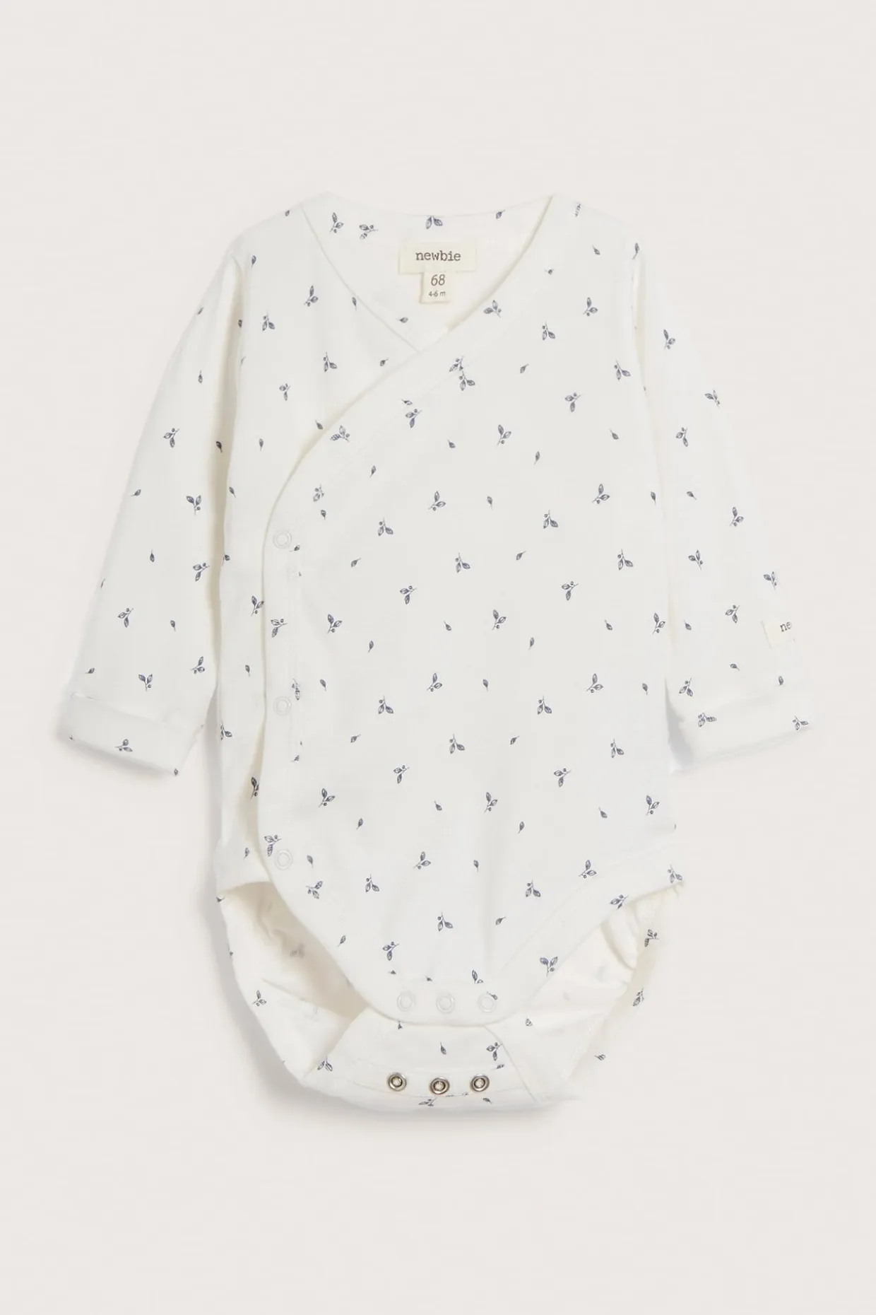 Ribattu kietaisumallinen body | Sininen | Vauvat | Newbie