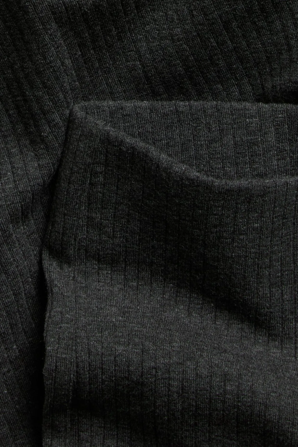 Ribatut bootcut-housut | Antrasiitti | Naiset | Kappahl