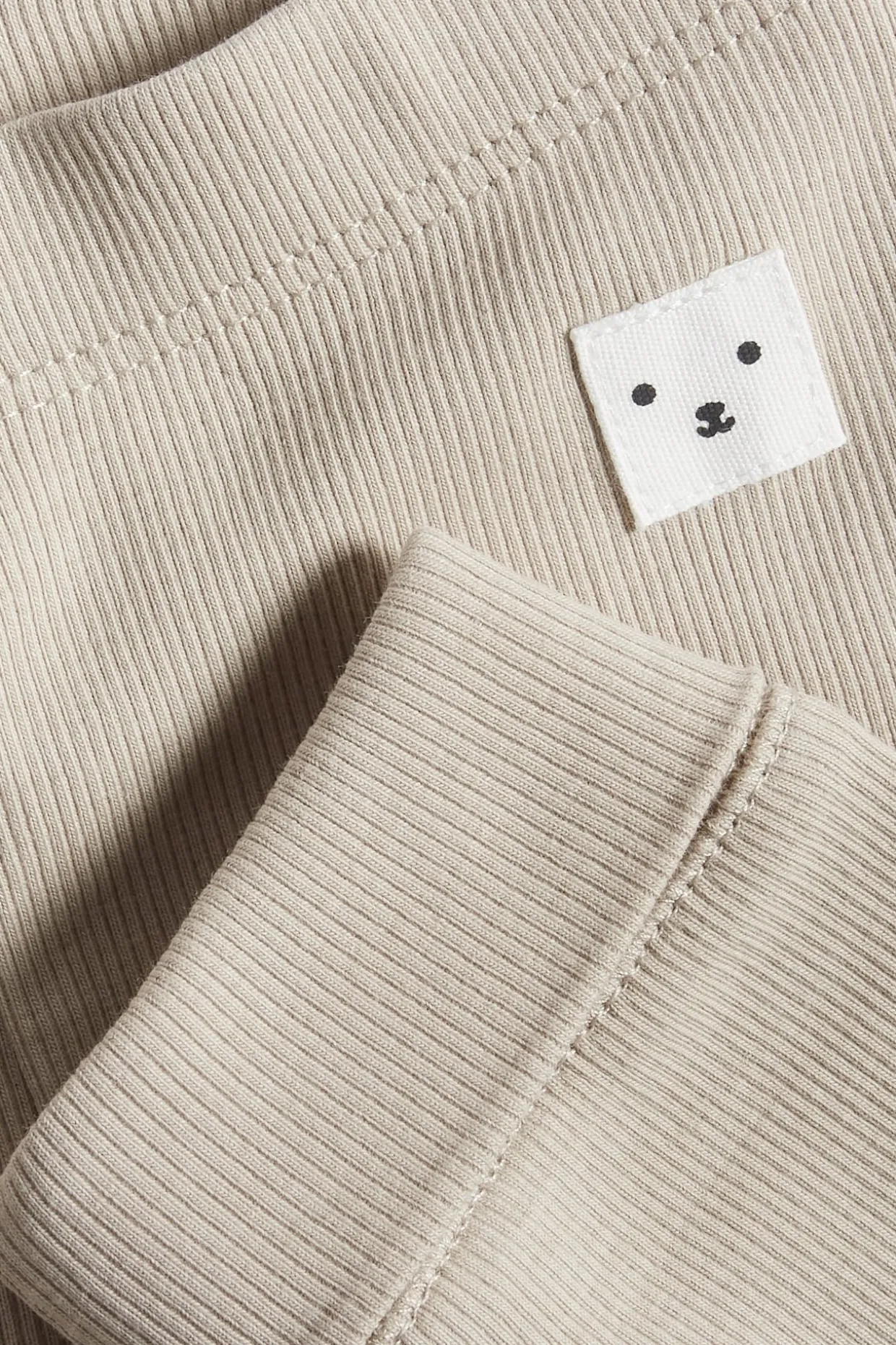 Ribatut leggingsit | Beige | Vauvat | Kappahl