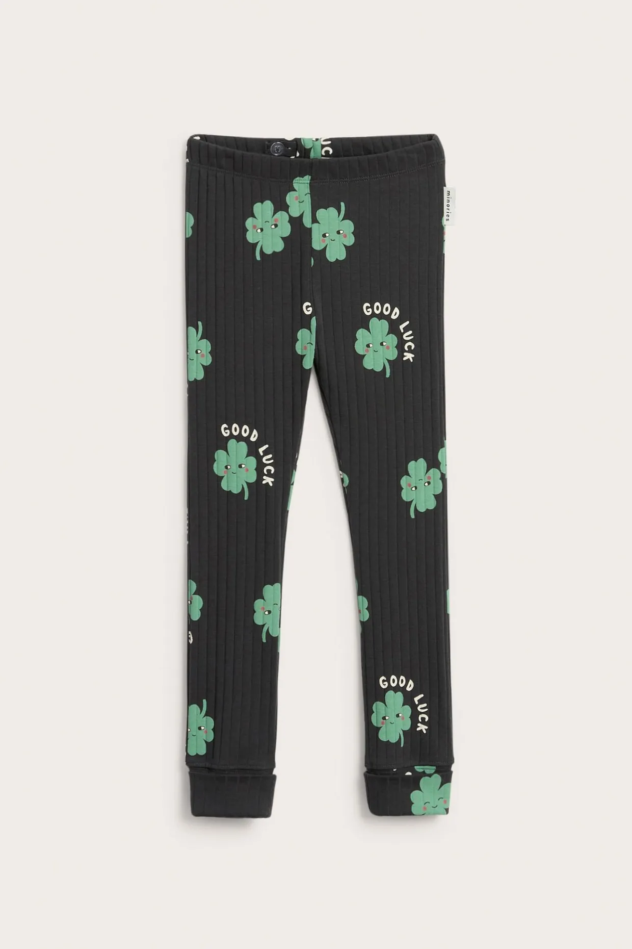 Ribatut leggingsit | Musta | Lapset | Kappahl