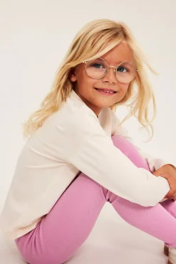 Ribatut leggingsit | Pinkki | Lapset | Kappahl