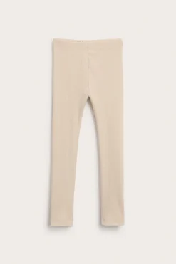Ribatut leggingsit | Vaaleanbeige | Lapset | Kappahl