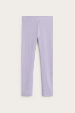 Ribatut leggingsit | Vaaleanvioletti | Lapset | Kappahl