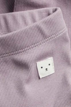 Ribatut leggingsit | Violetti | Vauvat | Kappahl