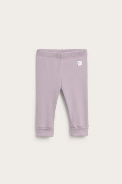 Ribatut leggingsit | Violetti | Vauvat | Kappahl