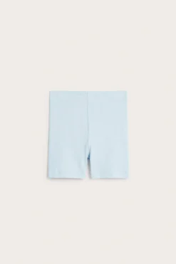 Ribatut trikooshortsit | Vaaleansininen | Lapset | Kappahl