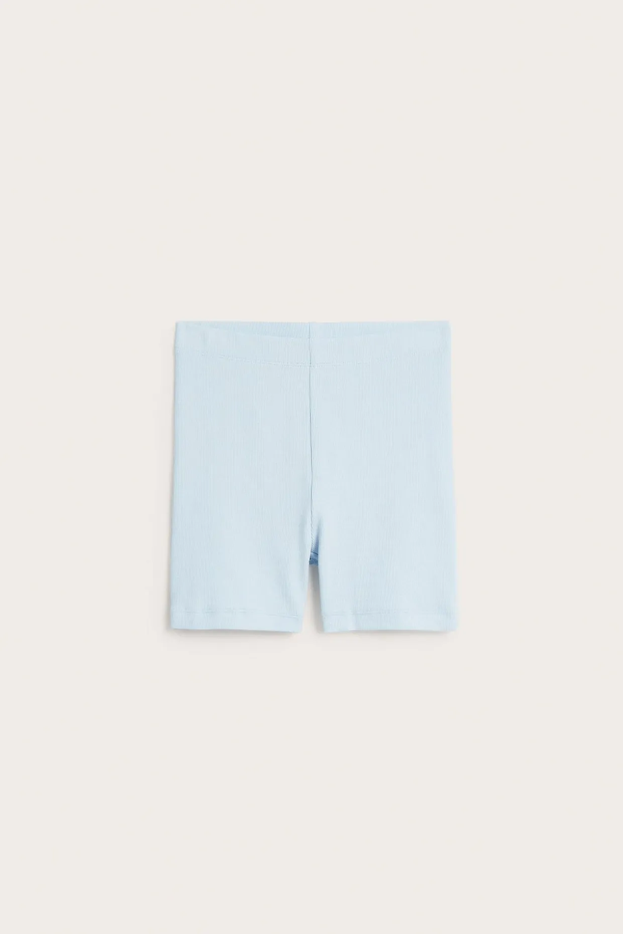 Ribatut trikooshortsit | Vaaleansininen | Lapset | Kappahl