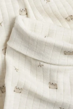 Ribatut villalegginsit | Meleerattu beige | Vauvat | Newbie