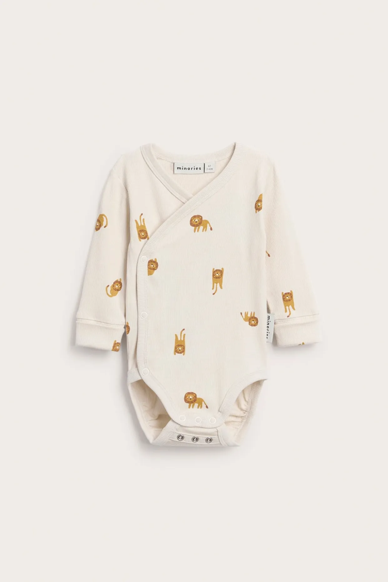 Ribbibody, jossa on leijonakuvio | Beige | Lapset | Kappahl