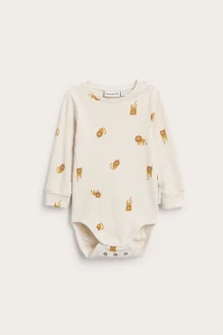 Ribbibody, jossa on leijonakuvio | Beige | Lapset | Kappahl