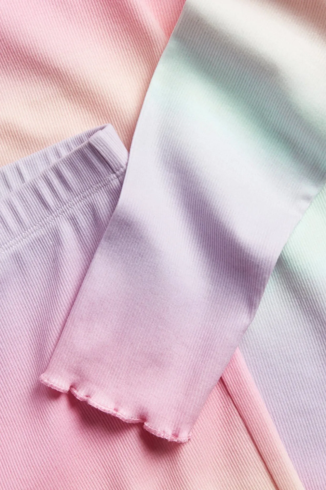 Ribbipyjama | Vaaleanpunainen | Lapset | Kappahl