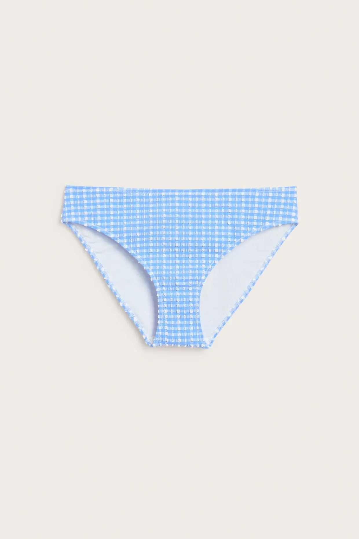 Ruudullinen brief-bikinialaosa | Sininen | Naiset | Kappahl