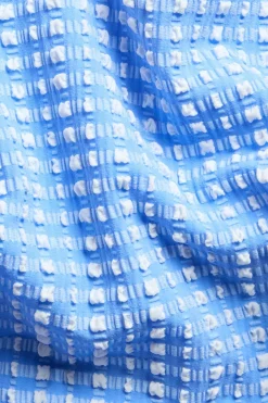Ruudullinen brief-bikinialaosa | Sininen | Naiset | Kappahl