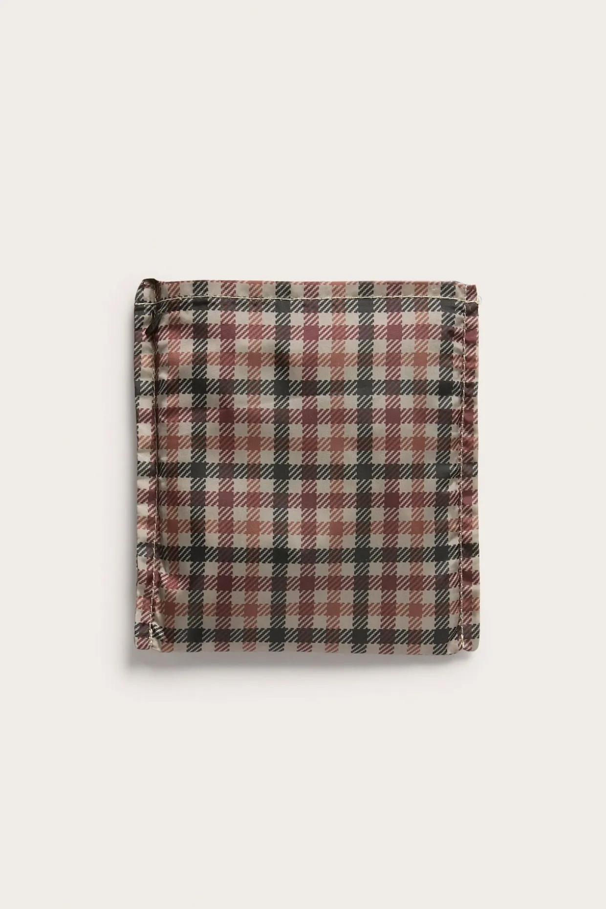 Ruudullinen ostoskassi | Beige | Naiset | Kappahl
